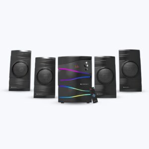 ZEBRONICS ZEB-RAINBOW 105 W Bluetooth Home Audio Speaker  (Black, 4.1 Channel)