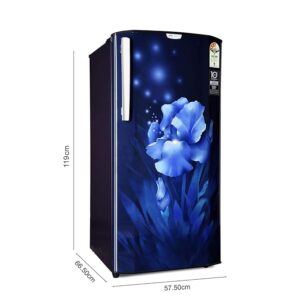 Godrej 180 L Direct Cool Single Door 2 Star Refrigerator  (Liquid Blue, RD EMARVEL 207B THF LQ BL)