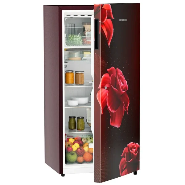 Liebherr DNPRDC 1901, 191L 3 Star Inverter, Direct Cool Single Door Refrigerator, 20 Years Warranty on Compressor, Vegetable Organiser, Red Divine - Image 2