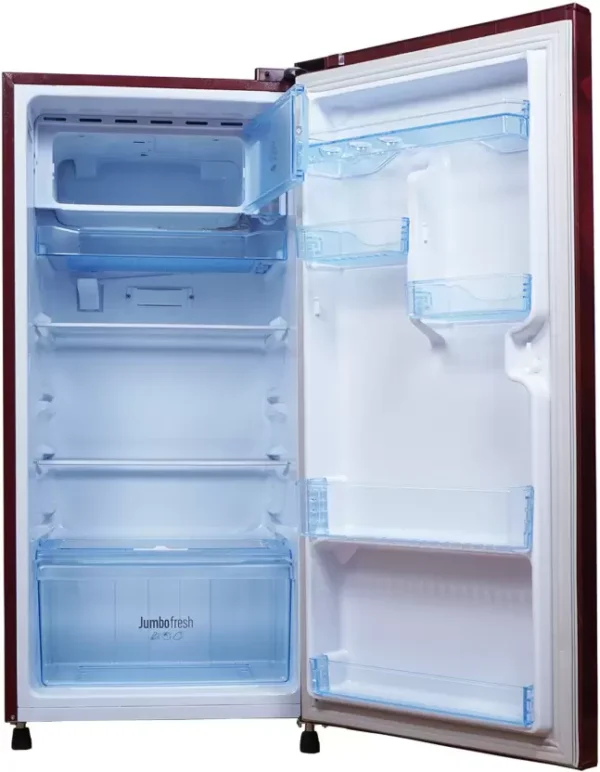 Panasonic 197 L Direct Cool Single Door 3 Star Refrigerator  (Maroon Floral, NR-A201CEMN) - Image 2