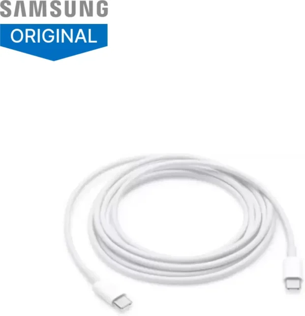 SAMSUNG USB Type C Cable 2 A 1 m Original EP-DA705BWEGIN  (Compatible with Galaxy Series, White)