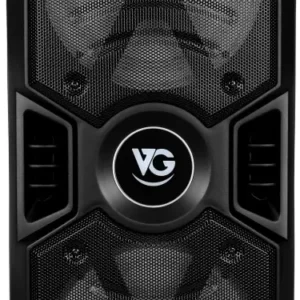 VG TOR-337 Portable Wireless with Karaoke Mic/USB/Micro SD Card/FM/AUX 20 W Bluetooth Party Speaker  (Black, 5 Way Speaker Channel)