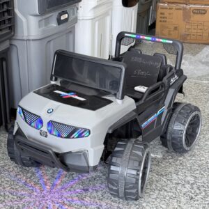 8888 Premium 4x4 Battery Operated Ride-On SUV for Kids (12V, LED Lights, Music & Remote Control)