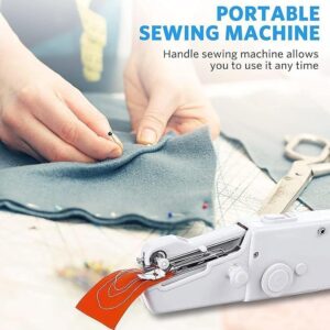 TEKCOOL Handy Stitch Mini Hand Sewing Machine | Portable Stapler-Style Silai Machine for Quick Repairs, Home Tailoring & Emergency Stitching | Lightweight Handheld Sewing Tool (Handy Stitch)