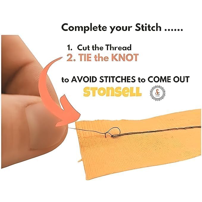 TEKCOOL Handy Stitch Mini Hand Sewing Machine | Portable Stapler-Style Silai Machine for Quick Repairs, Home Tailoring & Emergency Stitching | Lightweight Handheld Sewing Tool (Handy Stitch) - Image 3