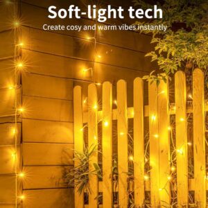 Homesake® 36 Feet Long 40 LED Power Pixel Serial String light Fairy Lights, Plug Sourced, Home & Outdoor light for christmas tree light corner Home, ornament setup festive decor (Pack of 1 Warm White)
