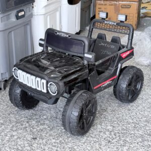 Speed 4x4 Off-Road Ride-On Jeep for Kids | 12V Battery Operated Jeep with LED Lights, Music & Parental Remote