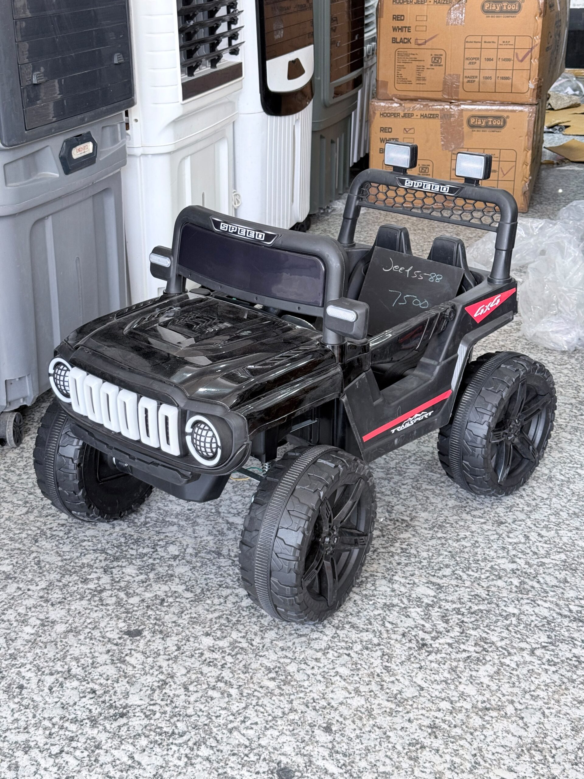 Speed 4x4 Off-Road Ride-On Jeep for Kids | 12V Battery Operated Jeep with LED Lights, Music & Parental Remote - Image 2