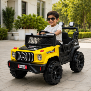 Jeep BH 80 Kids Electric Jeep – 12V Battery Operated Ride-On Car with LED Lights & Music