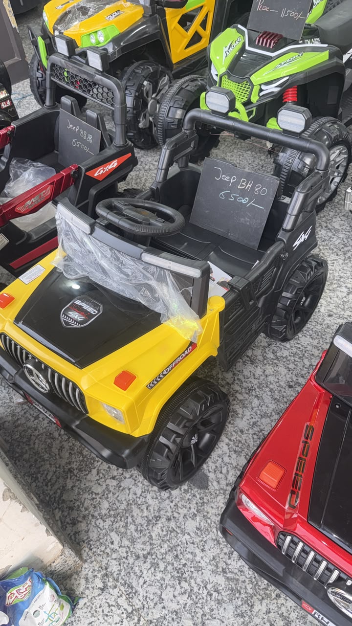 Jeep BH 80 Battery Operated Ride-On Car for Kids (4x4 Style) - Image 3