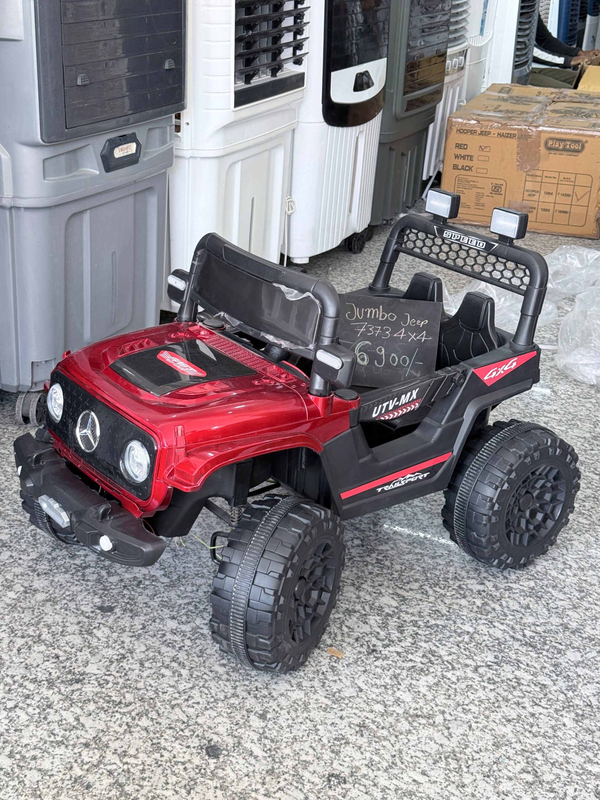 Jumbo Jeep 7373 4x4 Battery Operated Ride-On Car for Kids - Image 2