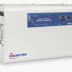 Microtek EM 4170+ Automatic Air Conditioners (A.C.) Voltage Stabilizer upto 1.5 Ton Working Power 170V-270V with 3 Year Warranty (White)