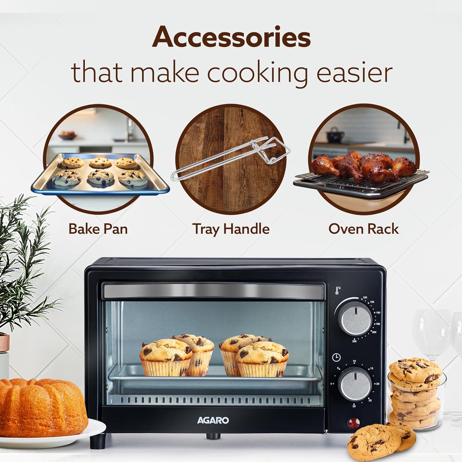 AGARO Marvel 9L OTG Oven 800W - Image 5