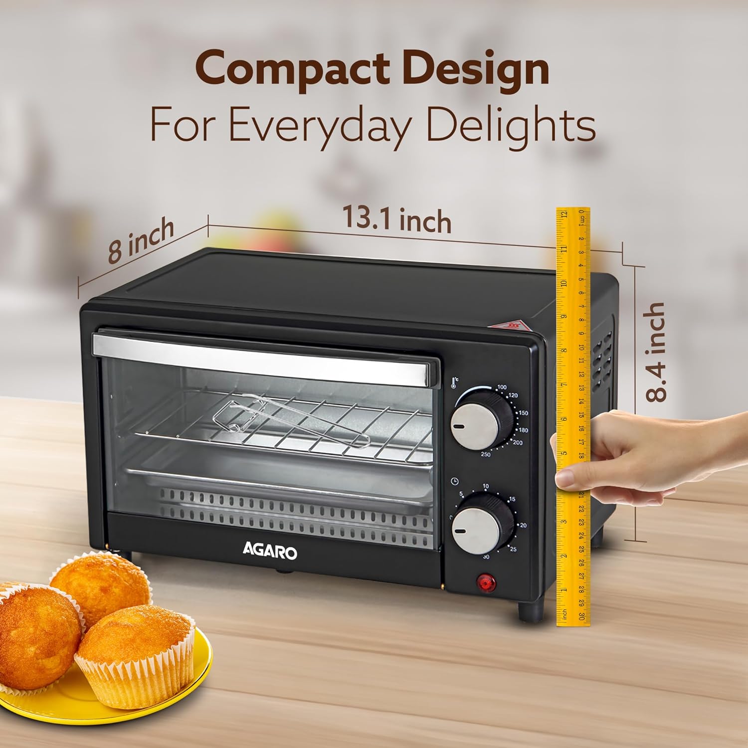 AGARO Marvel 9L OTG Oven 800W - Image 8