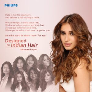 Philips India's No.1 Hair Styling Brand - Foldable Hair Dryer | 1200W | Fast Blow Dry | 2 Heat Settings | ThermoProtect Tech |Travel-Friendly, Quick Dry | Frizz Control For Indian Hair | HP8120