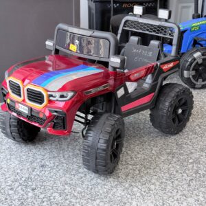 Speed Jeep 8888 Kids Ride-On Electric Car | 12V Battery | Remote Control | Red