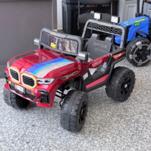 Speed Jeep 8888 Kids Ride-On Electric Car | 12V Battery | Remote Control | Red