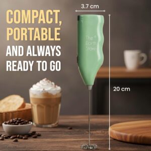 The Earth Store Swifther Handheld Assorted Coffee Frother Electric Milk Frother for Lattes Shakes Mini Foamer for Cappuccino, Frappe, Matcha, Egg Beater Hand Blender (Battery Operated)