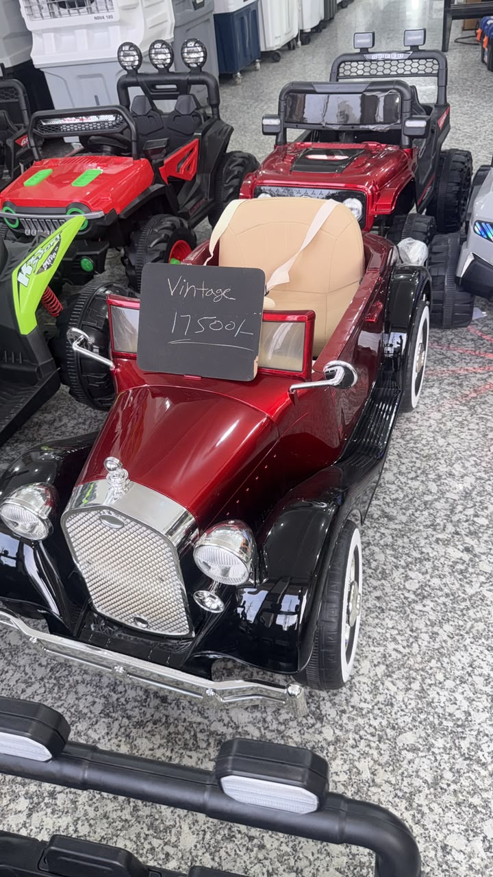Vintage Royal Classic Ride-On Car for Kids | 12V Battery Powered Electric Car with Remote Control - Image 4