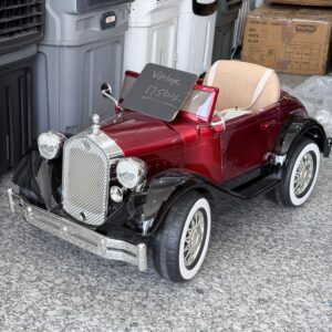 Vintage Royal Classic Ride-On Car for Kids | 12V Battery Powered Electric Car with Remote Control