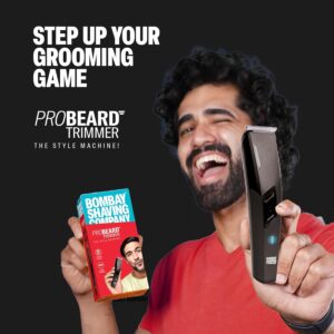 Bombay Shaving Company Pro Beard Trimmer For Men | Beard Trimmer for Man | Hair Trimmer for Man | 6 Combs, Self-Sharpening Blades, Type C | Trimmer Men Beard | Trimmers for Man