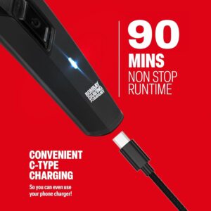 Bombay Shaving Company Pro Beard Trimmer For Men | Beard Trimmer for Man | Hair Trimmer for Man | 6 Combs, Self-Sharpening Blades, Type C | Trimmer Men Beard | Trimmers for Man