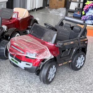 Defender 4x4 Ride-On Jeep for Kids (12V Battery Operated Electric Car) – Red