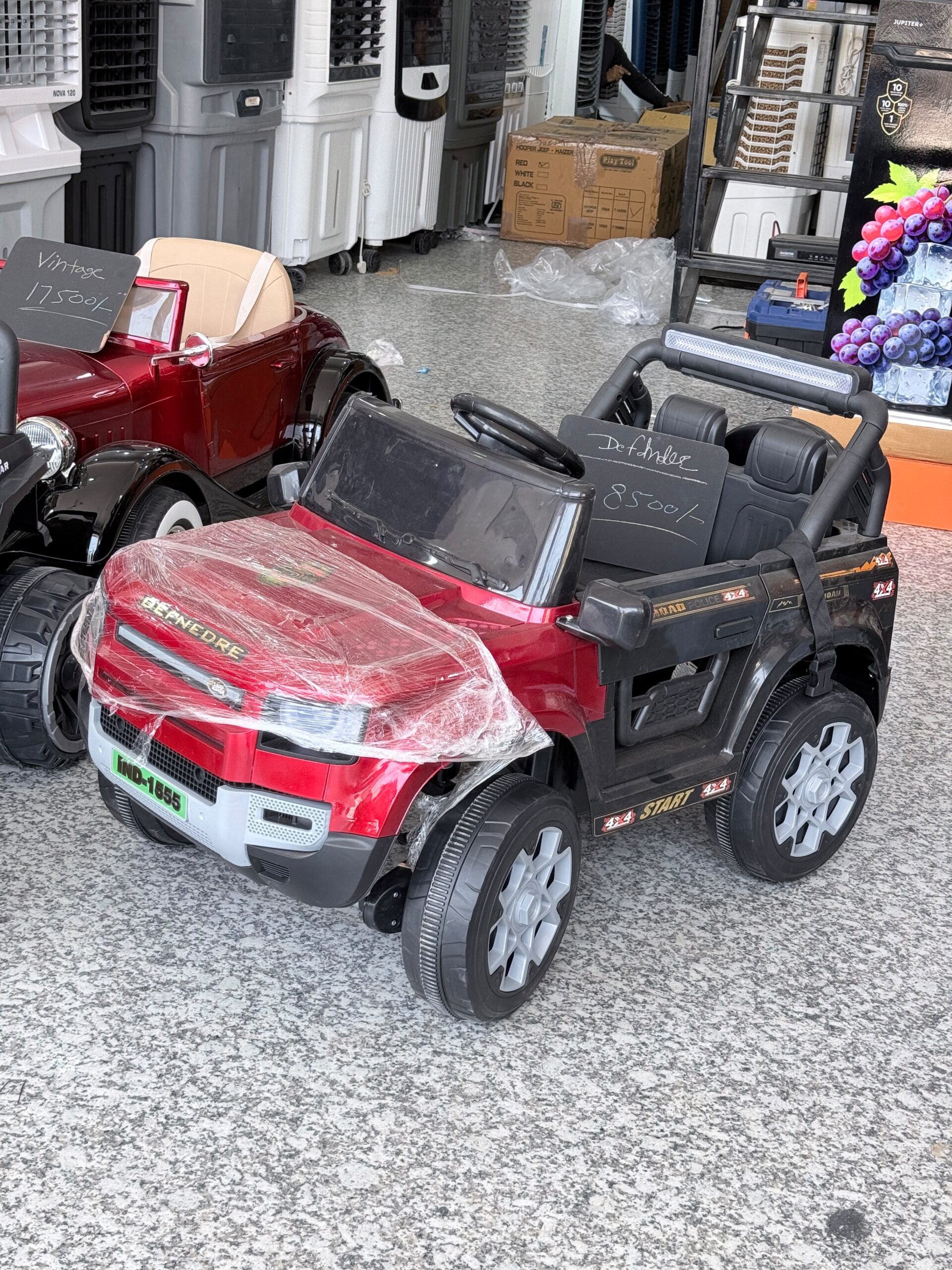 Defender 4x4 Ride-On Jeep for Kids (12V Battery Operated Electric Car) – Red - Image 5