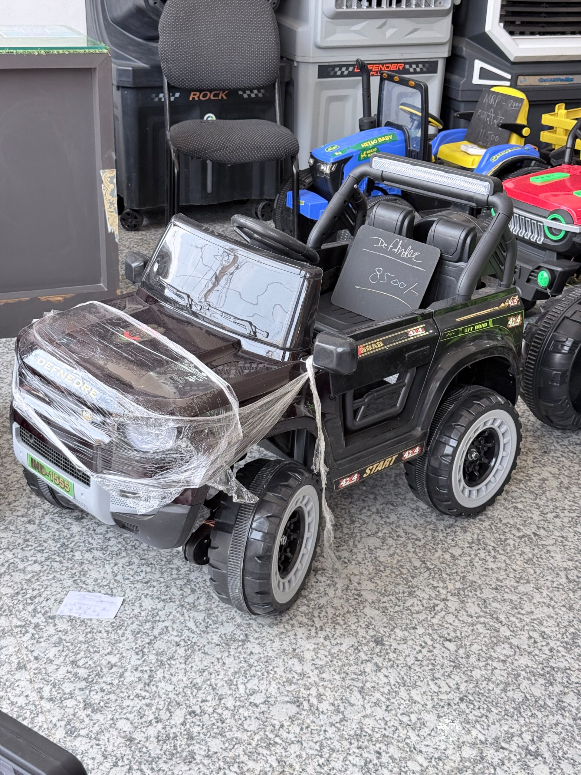 Defender 4x4 Ride-On Jeep for Kids (12V Battery Operated Electric Car) – Red - Image 3