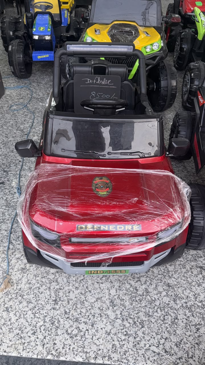 Defender 4x4 Ride-On Jeep for Kids (12V Battery Operated Electric Car) – Red - Image 2