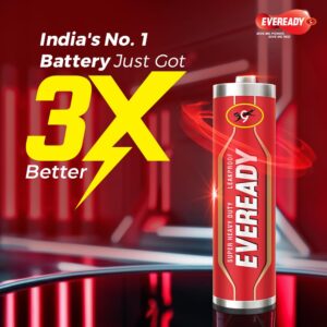 Eveready Carbon Zinc AA Battery, Anti-Leak, 3X EMD Power, 300 Test Certified, Suitable for Regular-Drain Devices & Toys, Pack of 10