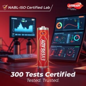 Eveready Carbon Zinc AA Battery, Anti-Leak, 3X EMD Power, 300 Test Certified, Suitable for Regular-Drain Devices & Toys, Pack of 10