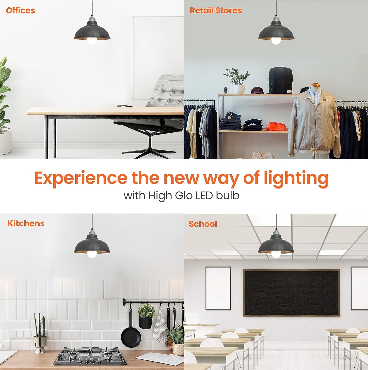 Orient Electric 12W High Glow LED bulb| 180-degree wide beam angle| Voltage surge protection up to 4 kV| 6500K, Cool White| B22d base| Made in India| Pack of 2 - Image 2