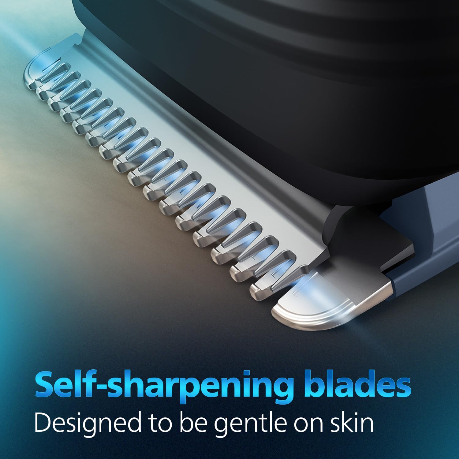Philips India's No.1 Men's Trimmer* | Skin Safe Beard Trimmer for Men | Durapower tech | Self Sharpening Blades | Skin Protect Comb | 30 min runtime USB charging | No oil needed | 2yr warranty |BT1244 - Image 6