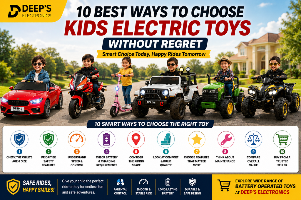 10 Best Ways to Choose Kids Electric Toys without Regret