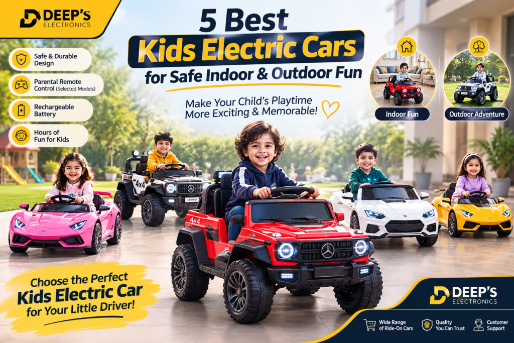 5 Best Kids Electric Cars for Indoor & Outdoor Fun