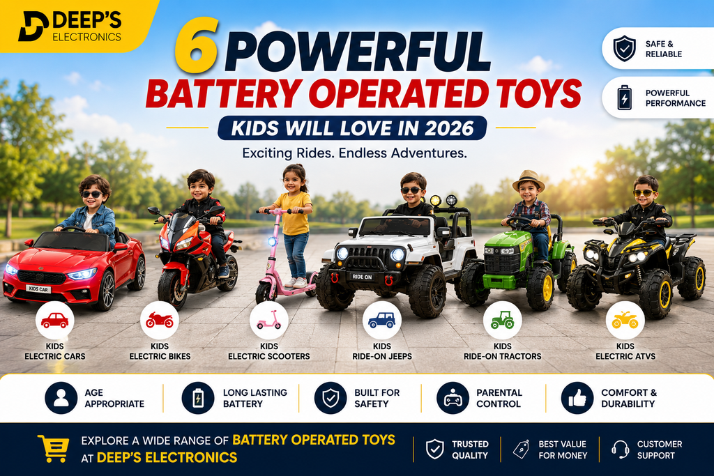 6 Powerful Battery Operated Toys Kids Will Love in 2026