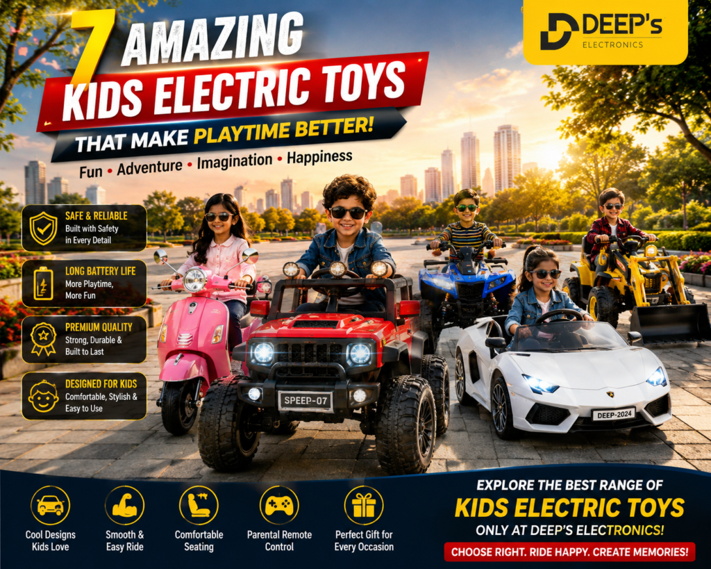 7 Amazing Kids Electric Toys for Better Playtime