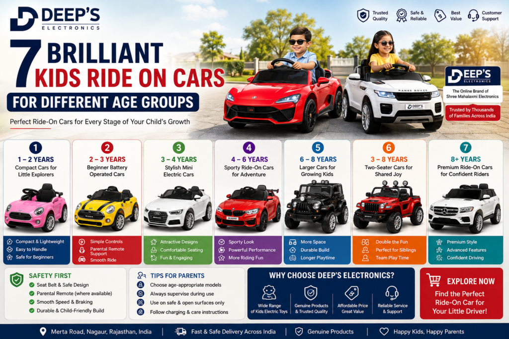 7 Best Kids Ride On Cars by Age Group