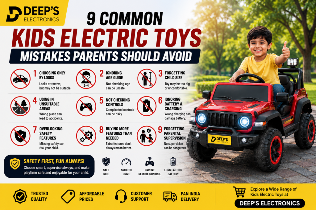 9 Kids Electric Toys Mistakes Parents Should Avoid