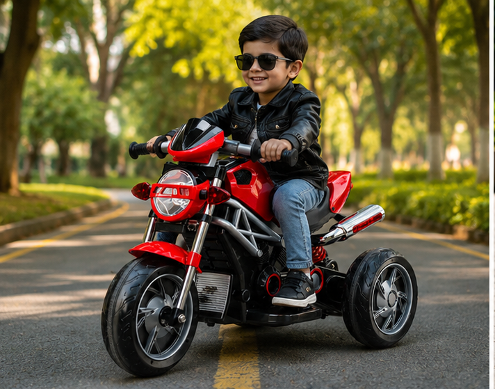 Kids Electric Bike – Bullet Racing Ride-On Bike for Kids - Image 4