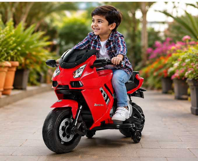 Kids Electric Bike – Bike Play Land 6644 Red