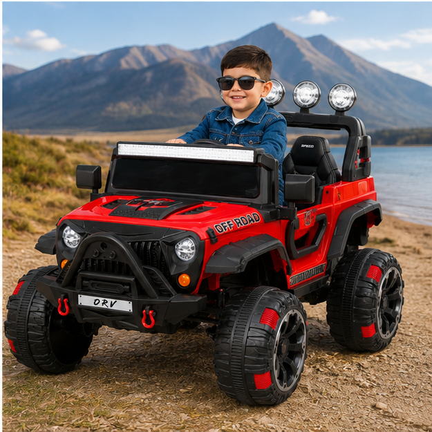Kids Electric Jeep Defender 5004 RED