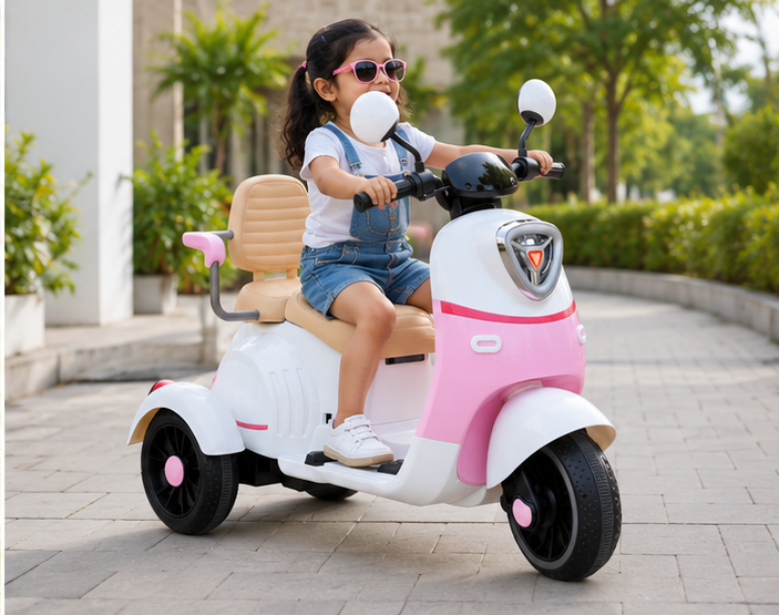 Kids Electric Scooter Double Seater vespa