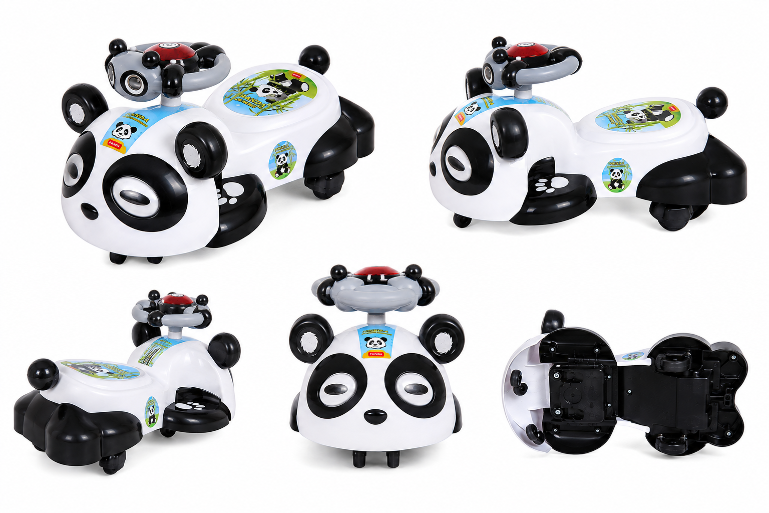 Kids Ride-On Toy Big Panda Car – Cute Panda Ride-On Car for Kids - Image 3