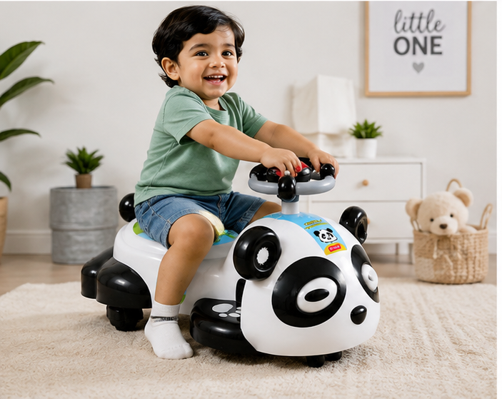Kids Ride-On Toy Big Panda Car – Cute Panda Ride-On Car for Kids - Image 6