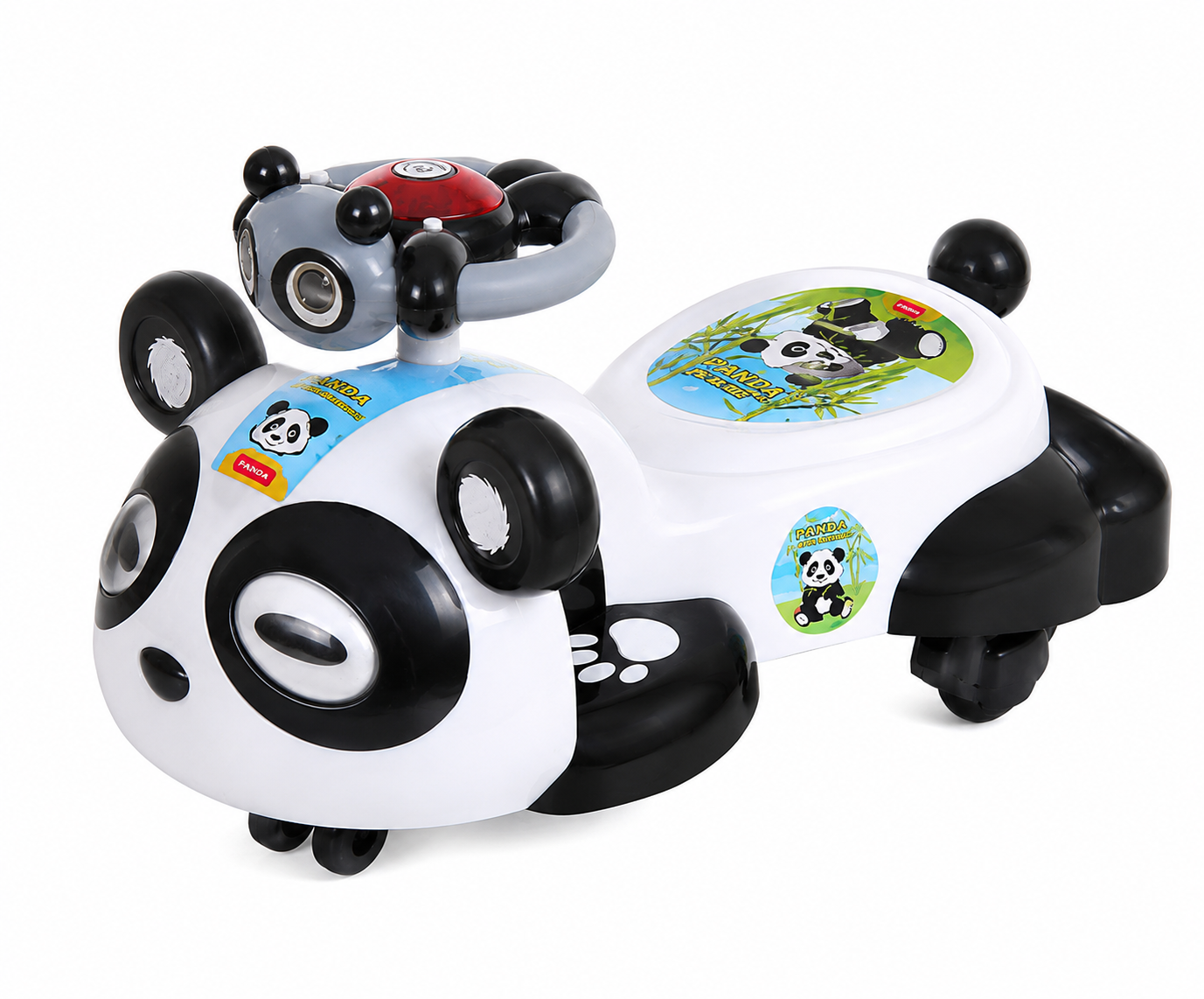 Kids Ride-On Toy Big Panda Sewing Car