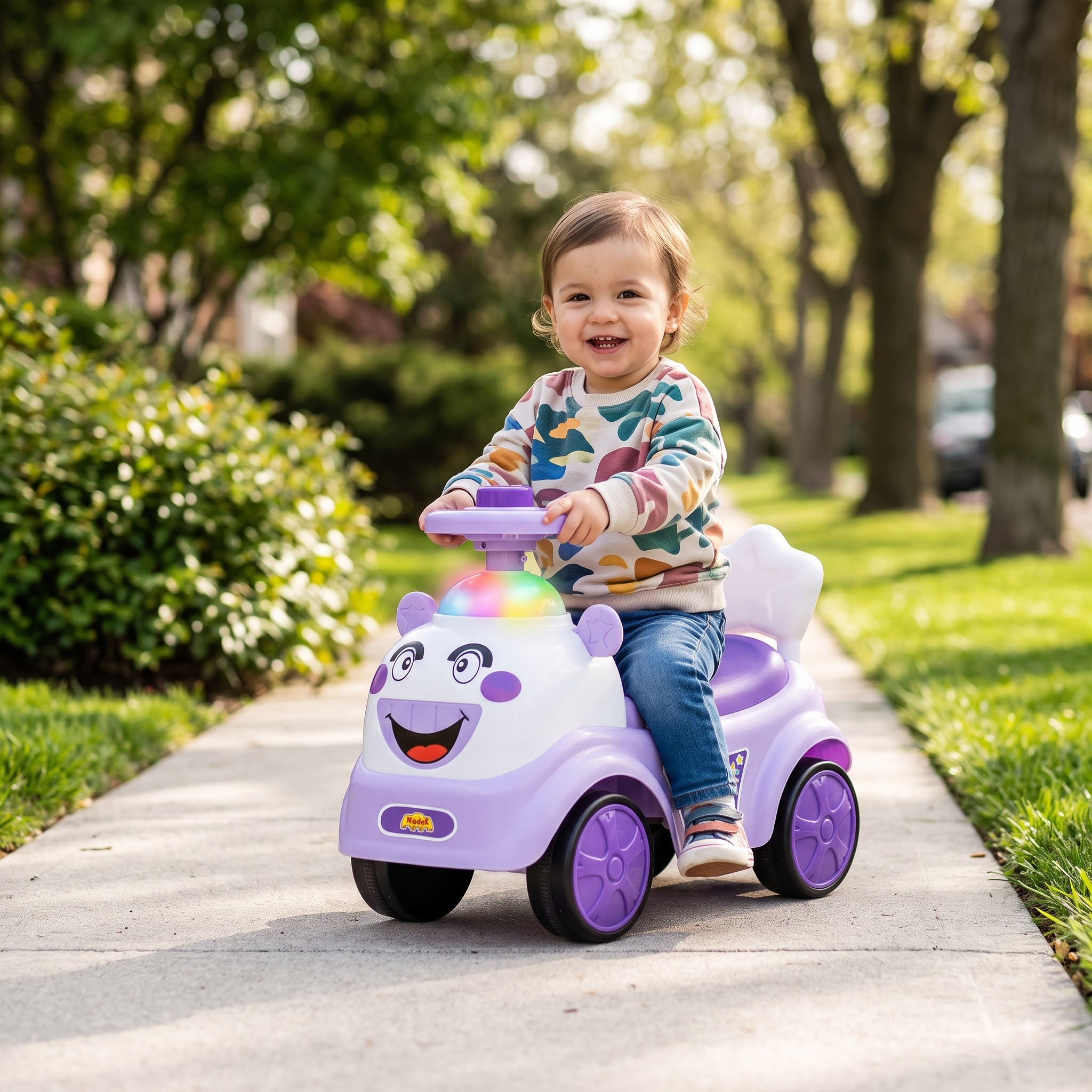 Baby Ride On Toy – Toy Zone My Baby First Rider with Light and Music - Image 4