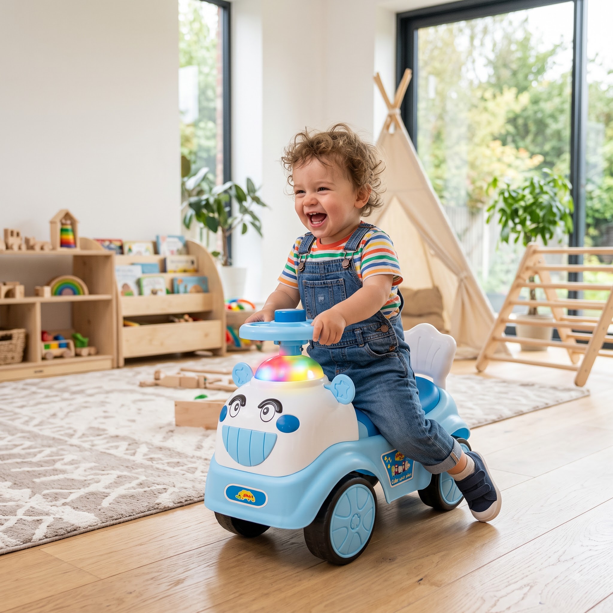Baby Ride On Toy – Toy Zone My Baby First Rider with Light and Music - Image 5
