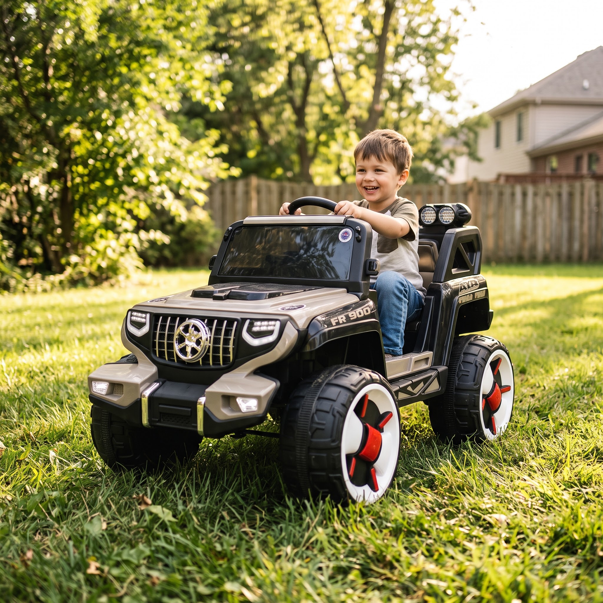 Kids Ride-On Jeep – Off-Road Style Battery-Operated Electric SUV - Image 8